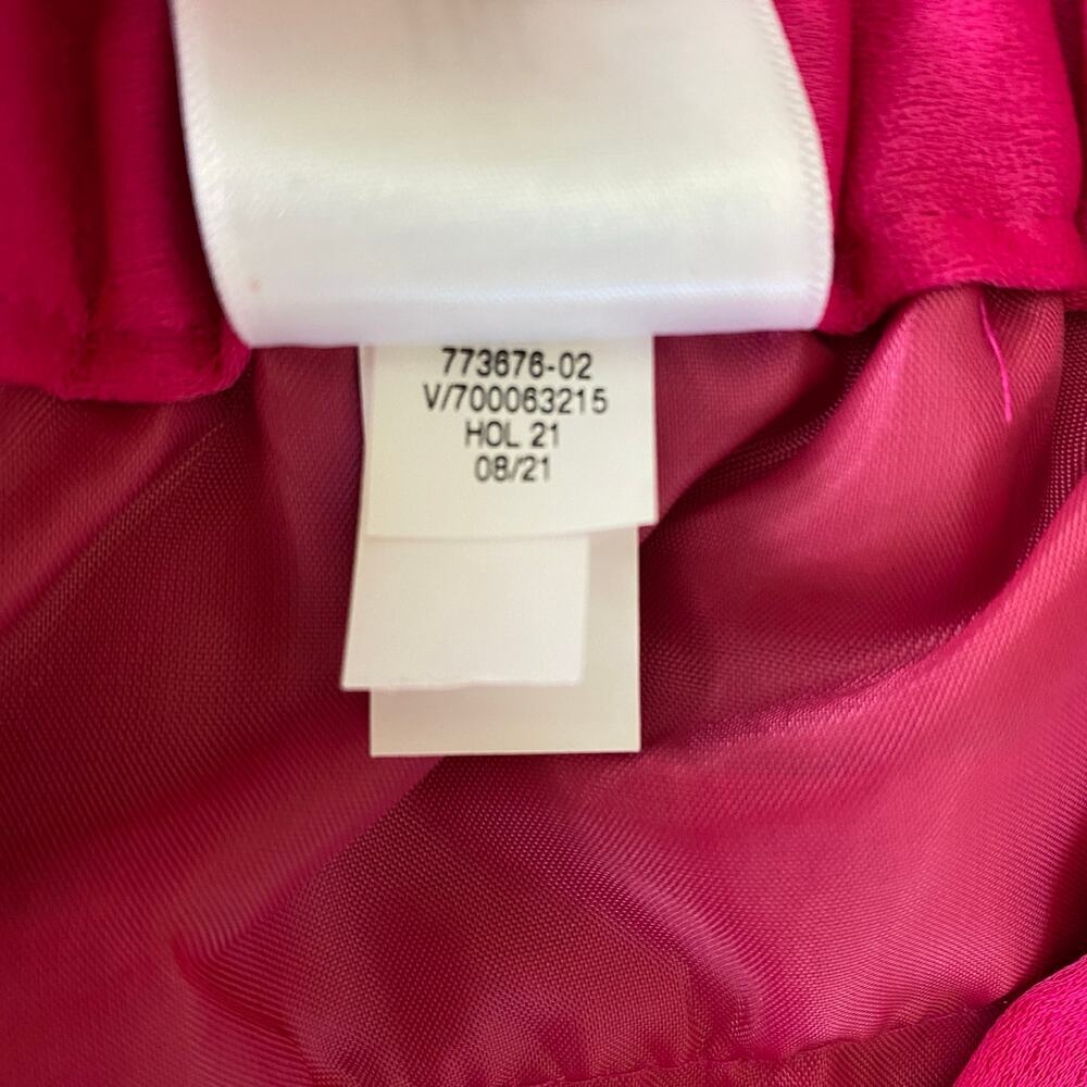 Banana Republic Satin Wide Leg Pants Pink LT Tall 34” Inseam - Picture 14 of 16